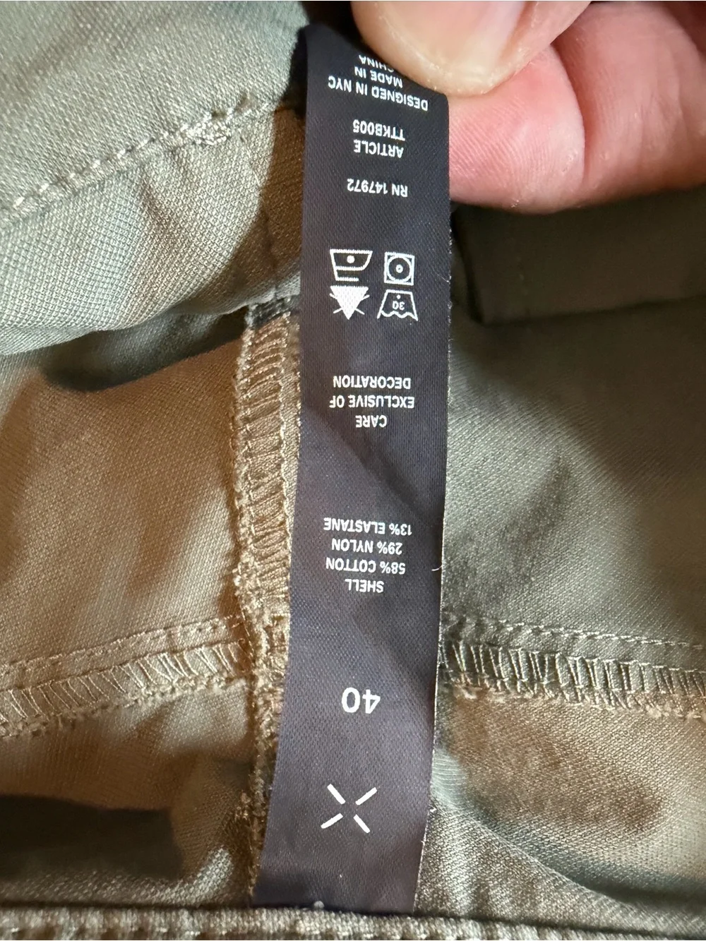 Ten thousand Men's Olive Green Utility Pants